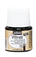 Pebeo Vitrail краска лаковая для стекла прозрачная 45 мл цв. SAND