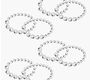 RICO Design стразы самоклеящиеся кольца №2 прозрачные, 7х15см