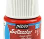 Pebeo Setacolor suede Краска акриловая для ткани эффект замши 45 мл цв. RED