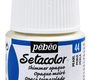 Pebeo Краска Setacolor для темных и светлых тканей 45 мл мерцающая цв. PEARL