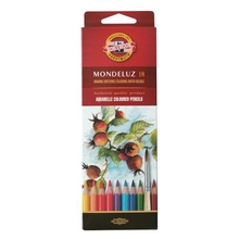 Набор карандашей акварельных MONDELUZ, 18 цв., картонная упаковка с европодвесом