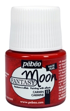 Pebeo Fantasy Moon краска лаковая с эффектом перламутра 45 мл цв. CARMINE