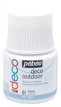 Pebeo Deco Outdoor Краска акриловая для уличного применения 45 мл цв. CHALK