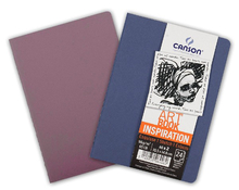 Canson Блокнот для зарисовок Inspiration 96г/кв.м 10.5*14.8см 24л мягкая обложка ультрамарин/фиолетовый