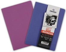 Canson Блокнот для зарисовок Inspiration 96г/кв.м 14.8*21см 30л мягкая обложка ультрамарин/фиолетовый