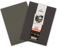 Canson Блокнот для зарисовок Inspiration 96г/кв.м 21*29.7см 36л мягкая обложка черный/серый