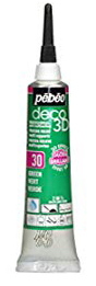 Pebeo Deco 3D краска рельефная глянцевая 20 мл цв. GREEN