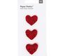 RICO Design наклейки в стиле квиллинга красные сердечки, 7x15 см
