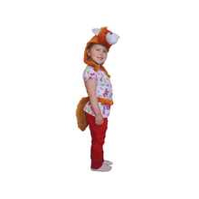 Карнавальный костюм ЛОШАДЬ, шапка, хвост, Размер 5-7 лет, полиэстр