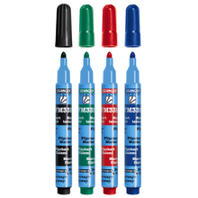 Набор маркеров для флипчарта, 1-3 мм, (зеленый, красный, синий, черный), пулевидный нак., STANGER, F