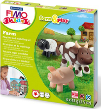 Глина для лепки FIMO kids form&play Детский набор Ферма 8034 01 LZ