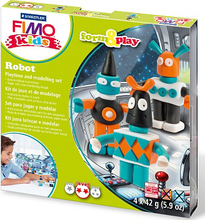 Глина для лепки FIMO kids form&play Детский набор Робот 8034 03 LZ