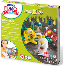 Глина для лепки FIMO kids form&play Детский набор Монстр 8034 11 LZ