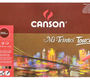 Canson Альбом для пастели Mi-Teintes Touch 355г/м.кв 29.7*42см 12л 6 цв. склейка по 4 сторонам