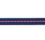 RICO Design лента в полоску темно-синий/розовый/голубой 12 мм х 2 м