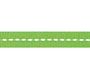 RICO Design лента в полоску зеленый/белый 12 мм х 2 м