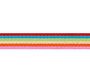 RICO Design лента в полоску разноцветная №1 12 мм x 2 м
