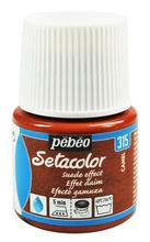 Pebeo Setacolor suede Краска акриловая для ткани эффект замши 45 мл цв. CAMEL