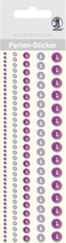 URSUS Наклейки бордюрные из полужемчужин фиолетовые