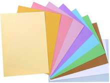Sadipal Набор цветной бумаги Sirio в листах 170г/м.кв A3 29,7*42см светлые цвета 10л/упак