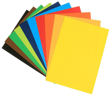 Sadipal Набор цветной бумаги Sirio в листах 170г/м.кв A4 21*29,7см глубокие цвета 10л/упак