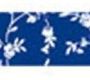 Stamperia Лента клейкая декоративная Цветочный узор на темно-синем фоне, 1,5 см х 10 м