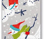 PAW Мини-салфетки Снеговики на лыжах 21х21,5 см 10 шт.