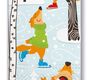 PAW Мини-салфетки Лисы на коньках 21х21,5 см 10 шт.