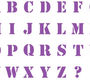 Stamperia Трафарет D, 20x15 см, Алфавит