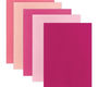 Цветной фетр для творчества, А4, 210х297 мм, BRAUBERG, 5 листов, 5 цветов, толщина 2 мм, оттенки розового, 660644