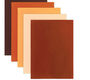 Цветной фетр для творчества, А4, 210х297 мм, BRAUBERG, 5 листов, 5 цветов, толщина 2 мм, оттенки коричневого, 660646