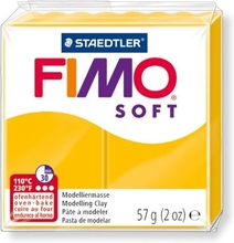 Глина для лепки FIMO soft, 57 г, цвет: жёлтый