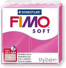 Глина для лепки FIMO soft, 57 г, цвет: малиновый