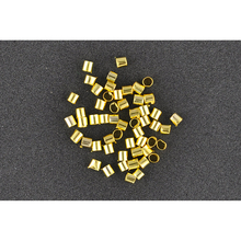 MEYCO кримпы цилиндр золотые D 1,5мм, 85 шт.