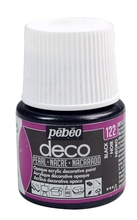 Pebeo Deco Краска акриловая для домашнего декора перламутровая 45 мл цв. BLACK
