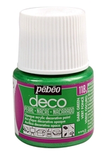 Pebeo Deco Краска акриловая для домашнего декора перламутровая 45 мл цв. DARK GREEN