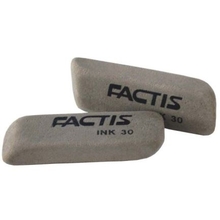 Ластик FACTIS для чернил из натурального каучука, размер 58х20х10 мм
