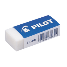 Ластик PILOT EE-101, виниловый, разм. 45х20х12 мм, белый, 36 шт/уп., цена за 1 шт.