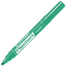 Маркер для флипчарта, 1-5 мм, зеленый, клиновидный нак., CENTROPEN, 8560