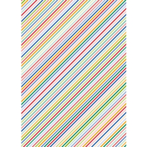 RICO Design бумага для скрапбукинга 300 х 420мм в разноцветную полоску