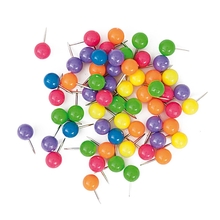 RICO Design кнопки-шарики для пробковой доски разноцветные, 60 шт.