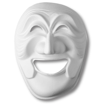 MEYCO маска из папье-маше масленица 17,5х23 см