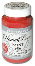 Stamperia Краска матовая для домашнего декора, теплый красный, 110 мл