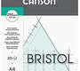 Canson Альбом для графики Bristol 250г/м.кв 21*29.7см 20л Гладкая склейка по короткой стороне
