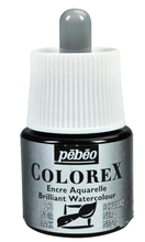 Pebeo Colorex Чернила акварельные 45 мл черные