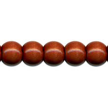 MEYCO бусины деревянные коричневые 8мм, 85 шт.