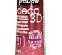 Pebeo Deco 3D краска рельефная с глиттером 20 мл цв. RUBY
