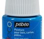 Pebeo P.BO Deco Краска акриловая для творчества и домашнего декора матовая 45 мл цв. CARIBBEAN BLUE