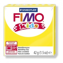 Глина для лепки FIMO kids, 42 г, цвет: желтый