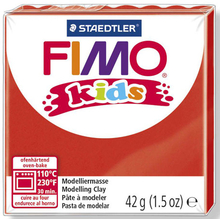 Глина для лепки FIMO kids, 42 г, цвет: красный